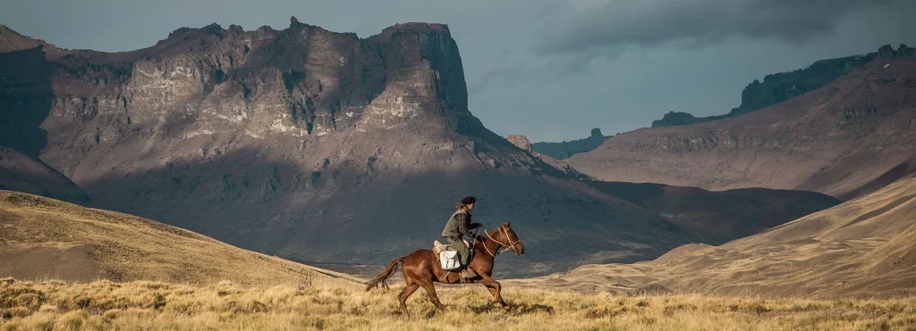 Paysage de la Patagonie lors d'un voyage à cheval avec Horseplorer